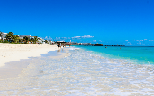 White sand Yucatan